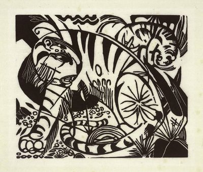 Tiger by Franz Marc